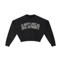 Clarity Lives Cropped Sweatshirt