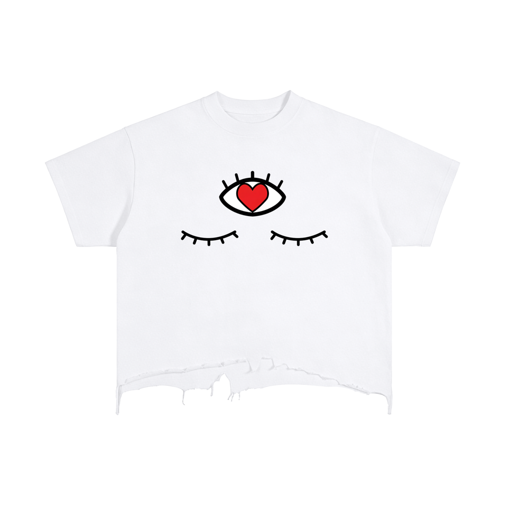 Eye Love Distressed Tee (Unisex)