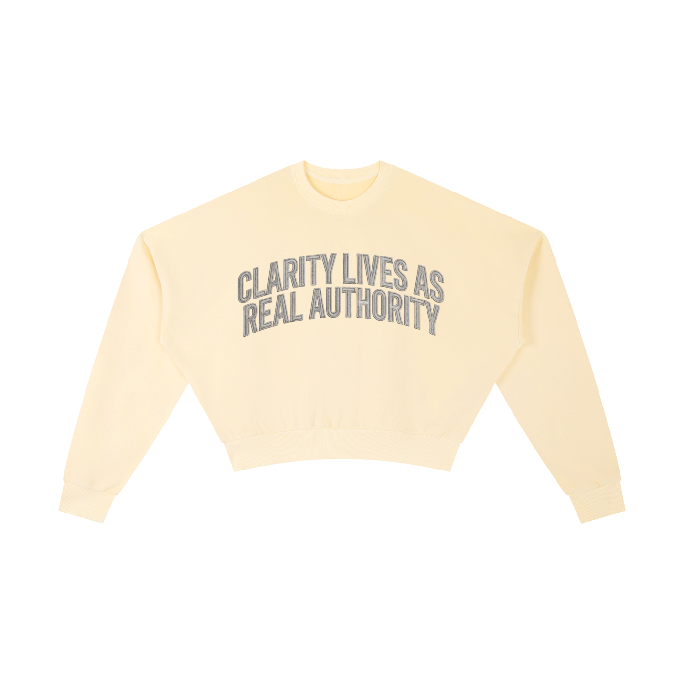 Clarity Lives Cropped Sweatshirt
