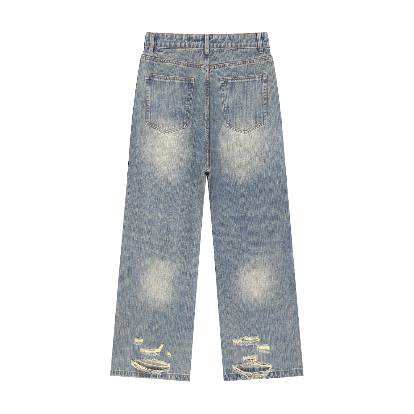 CLARA Vintage Distressed Denim Jeans