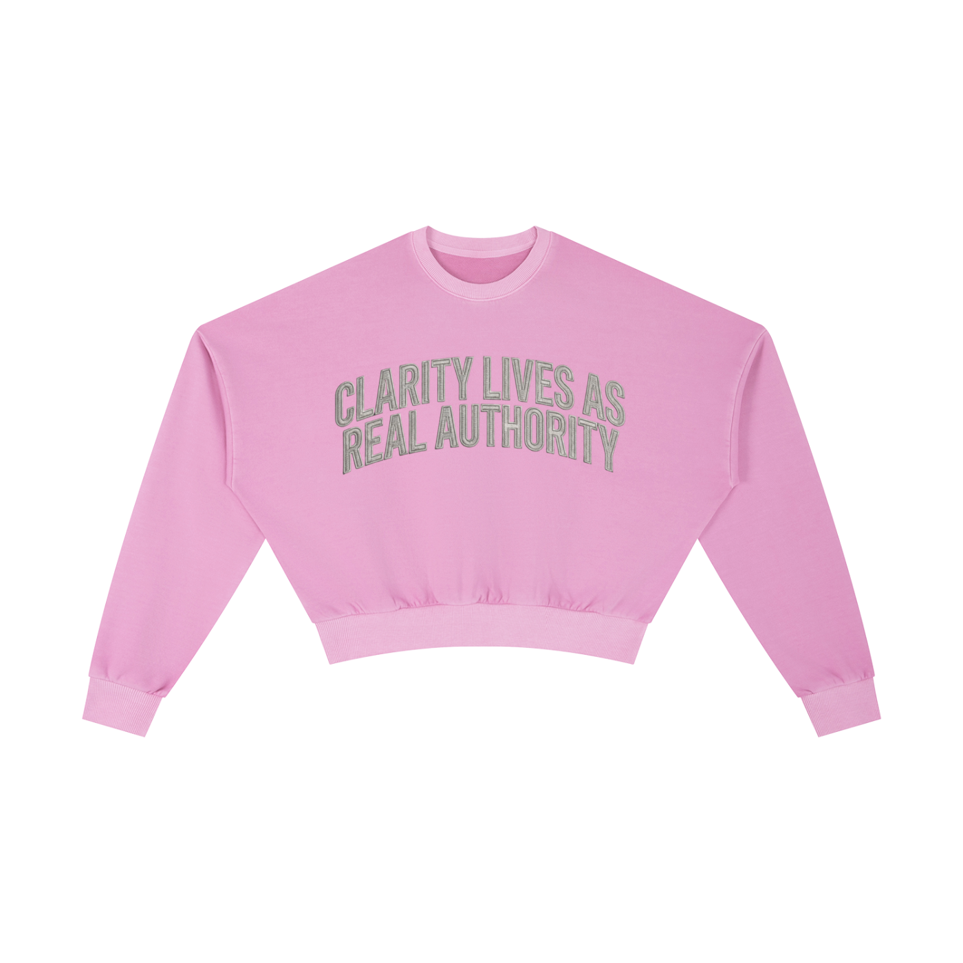 Clarity Lives Cropped Sweatshirt