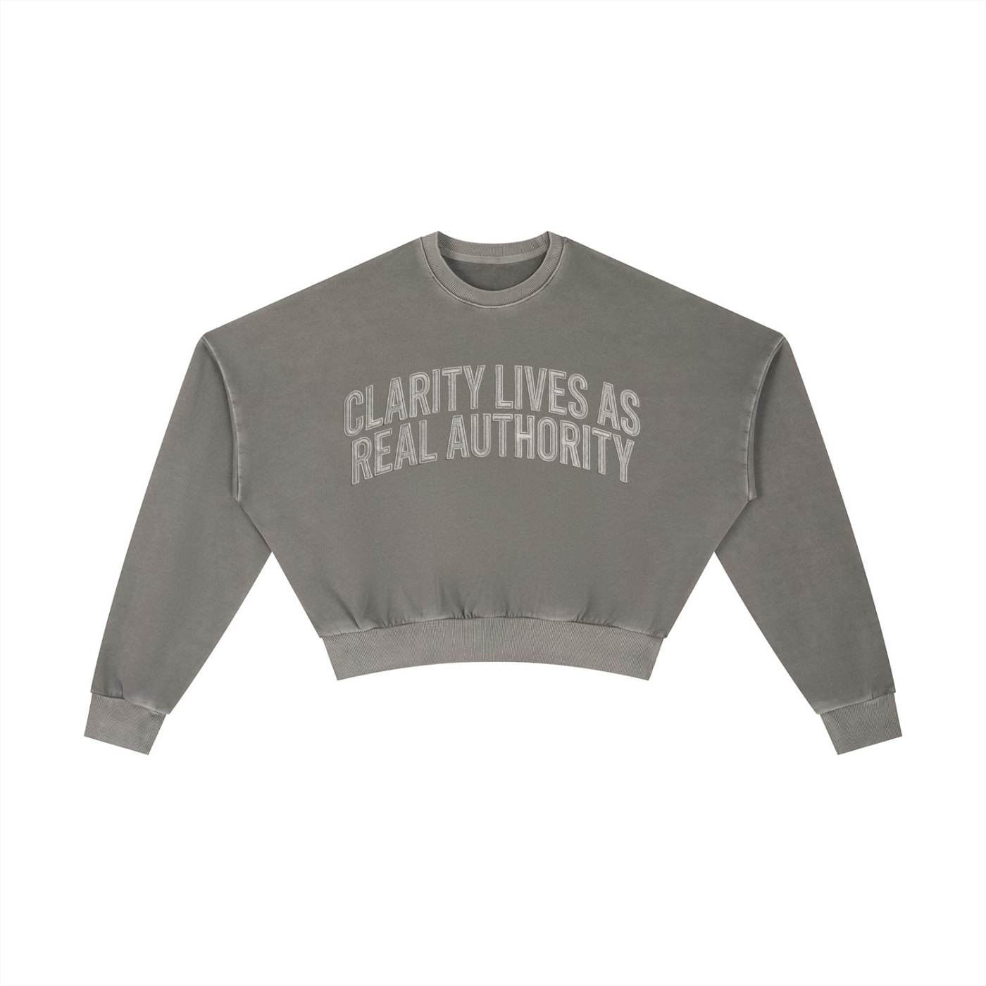 Clarity Lives Cropped Sweatshirt