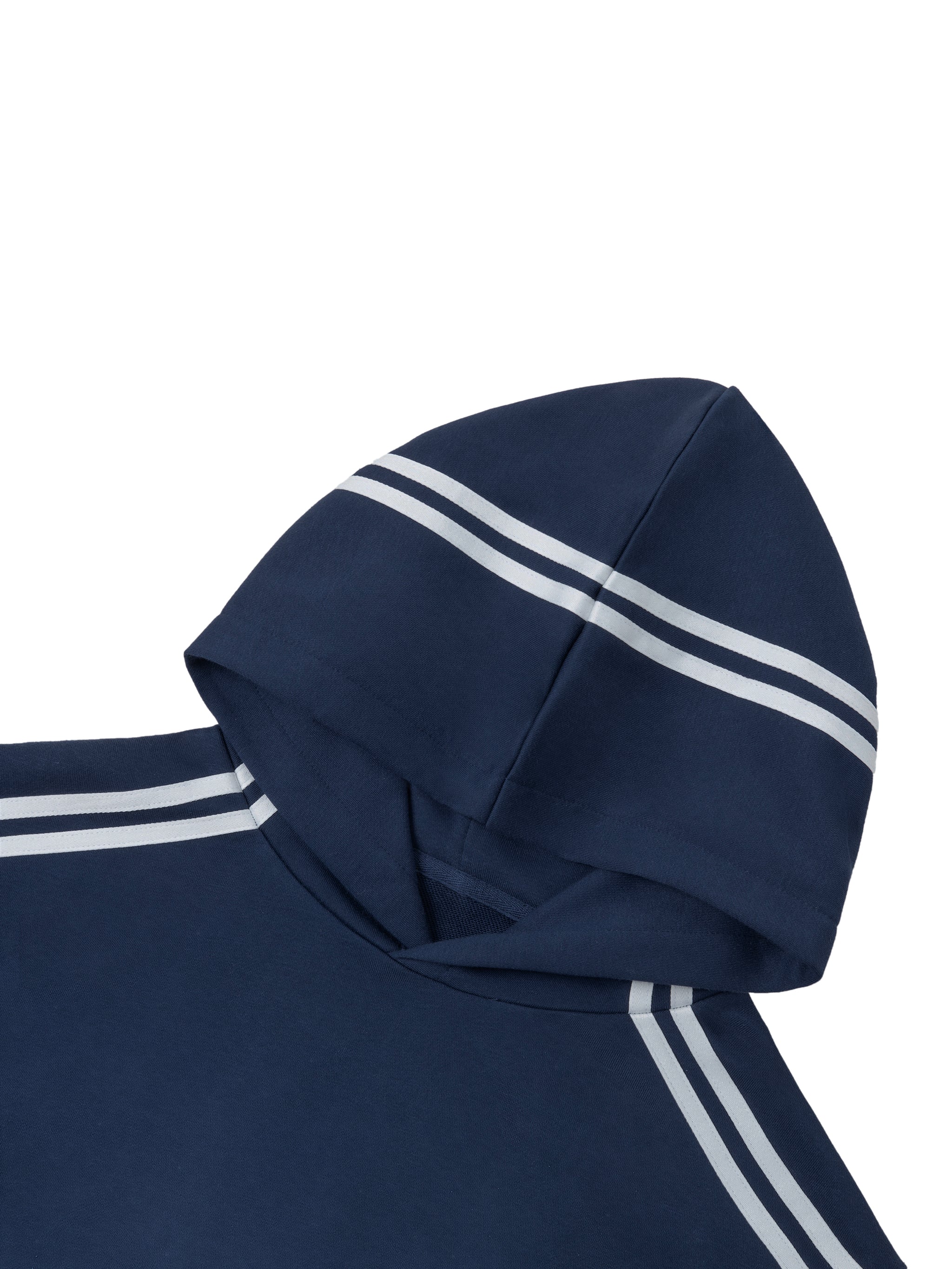 HOUSE Stripe Cropped Hoodie