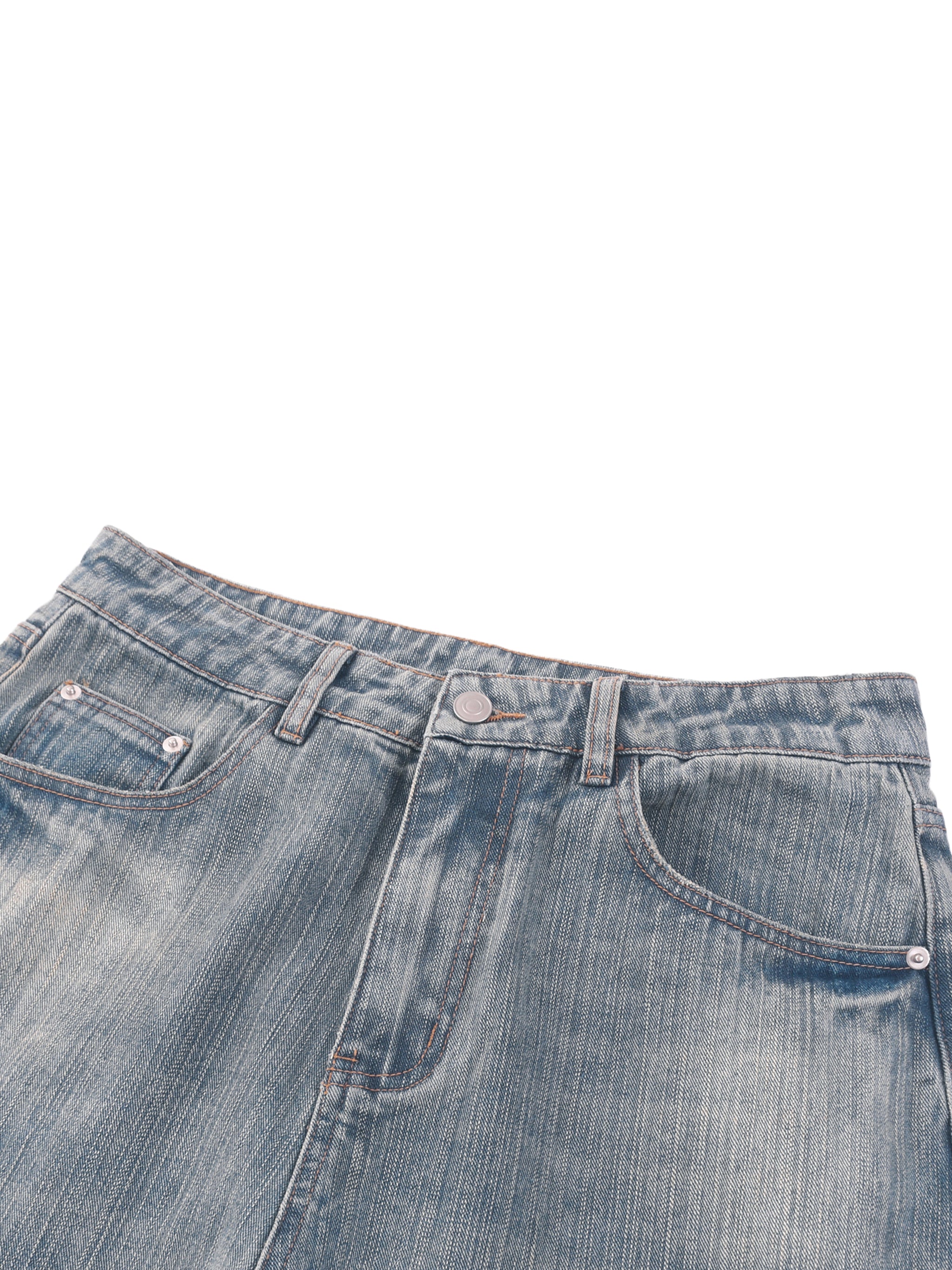 CLARA Vintage Distressed Denim Jeans