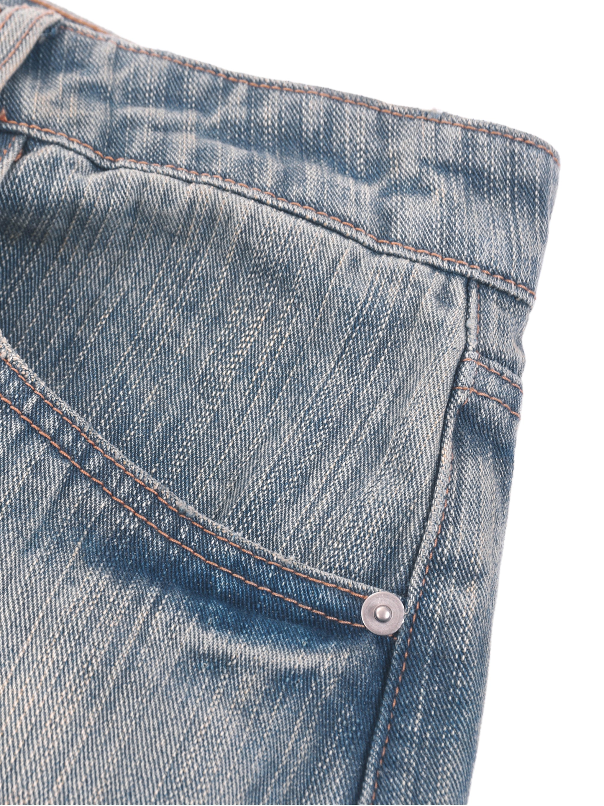 CLARA Vintage Distressed Denim Jeans